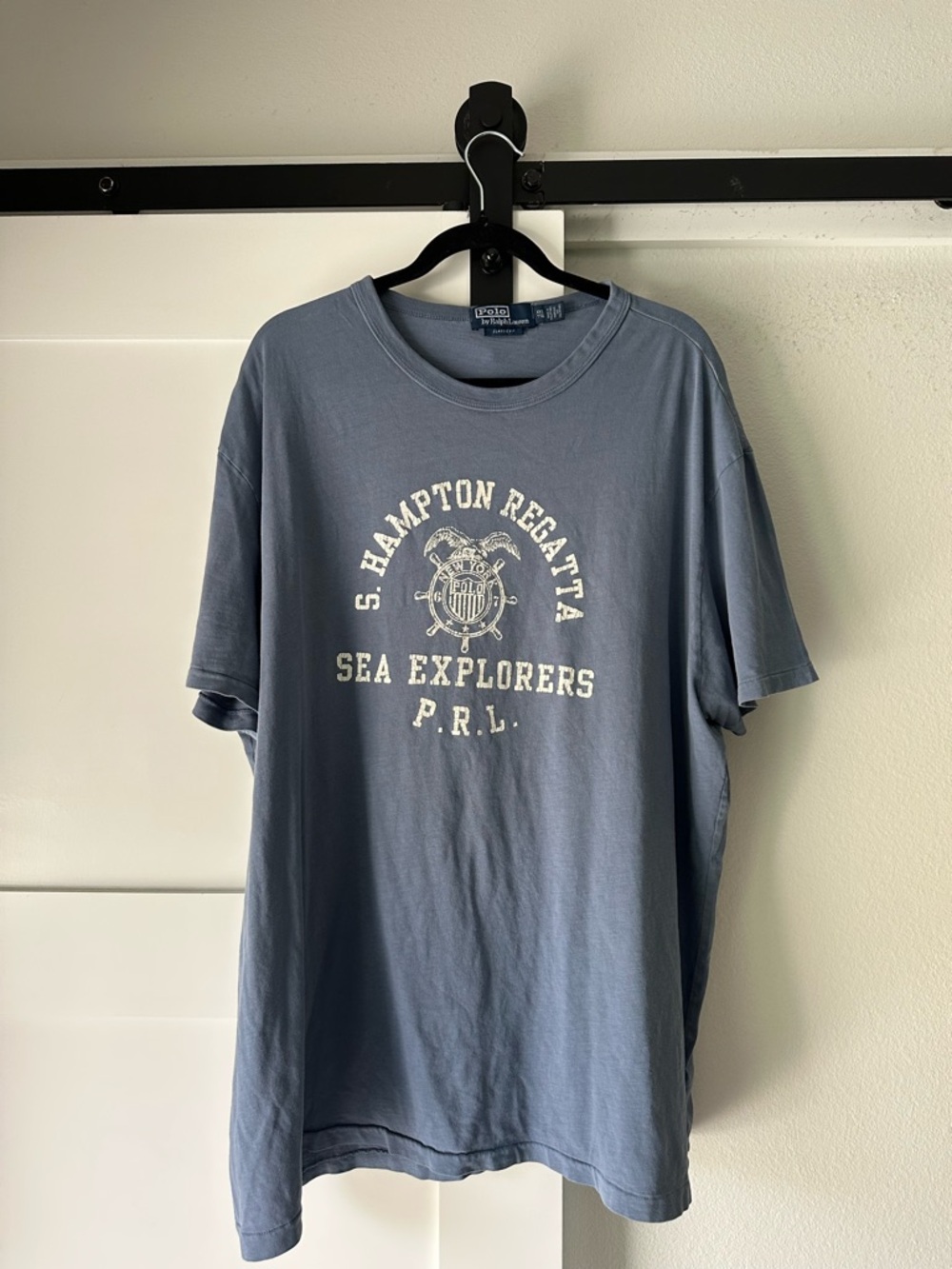 Ralph Lauren Vintage Blue Sea Explorers Graphic Tee